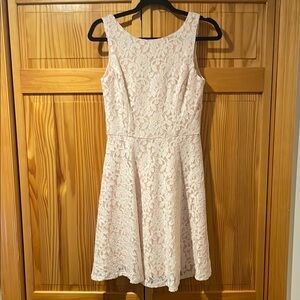 Speechless Woman’s blush pink A-Line Sleeveless Mini Dress